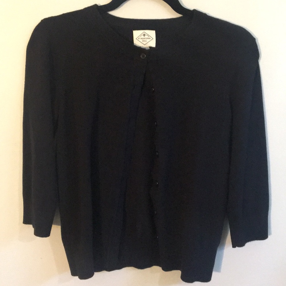 Black Cardigan - St John's Bay - Small